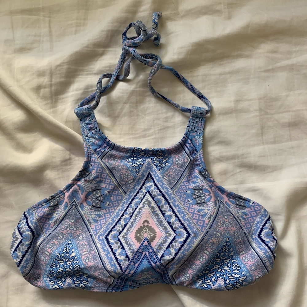 High neck bikini top